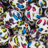 Rainbow Glam 19mm Print Silicone Bead