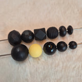 Custard 15mm Solid Silicone Beads