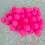 Jellybean Radiance 15mm Glow Silicone Beads