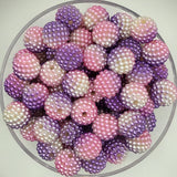 Cotton Candy Bubbles 14mm ACRYLIC Beads