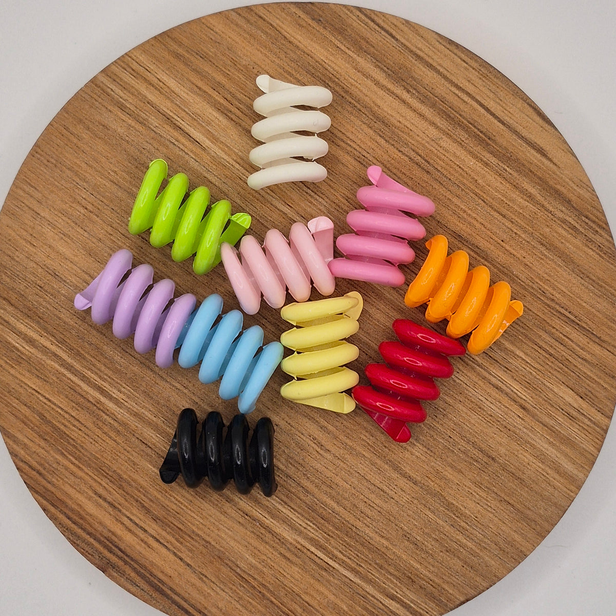 Spring Acrylic Spacers - set of 10