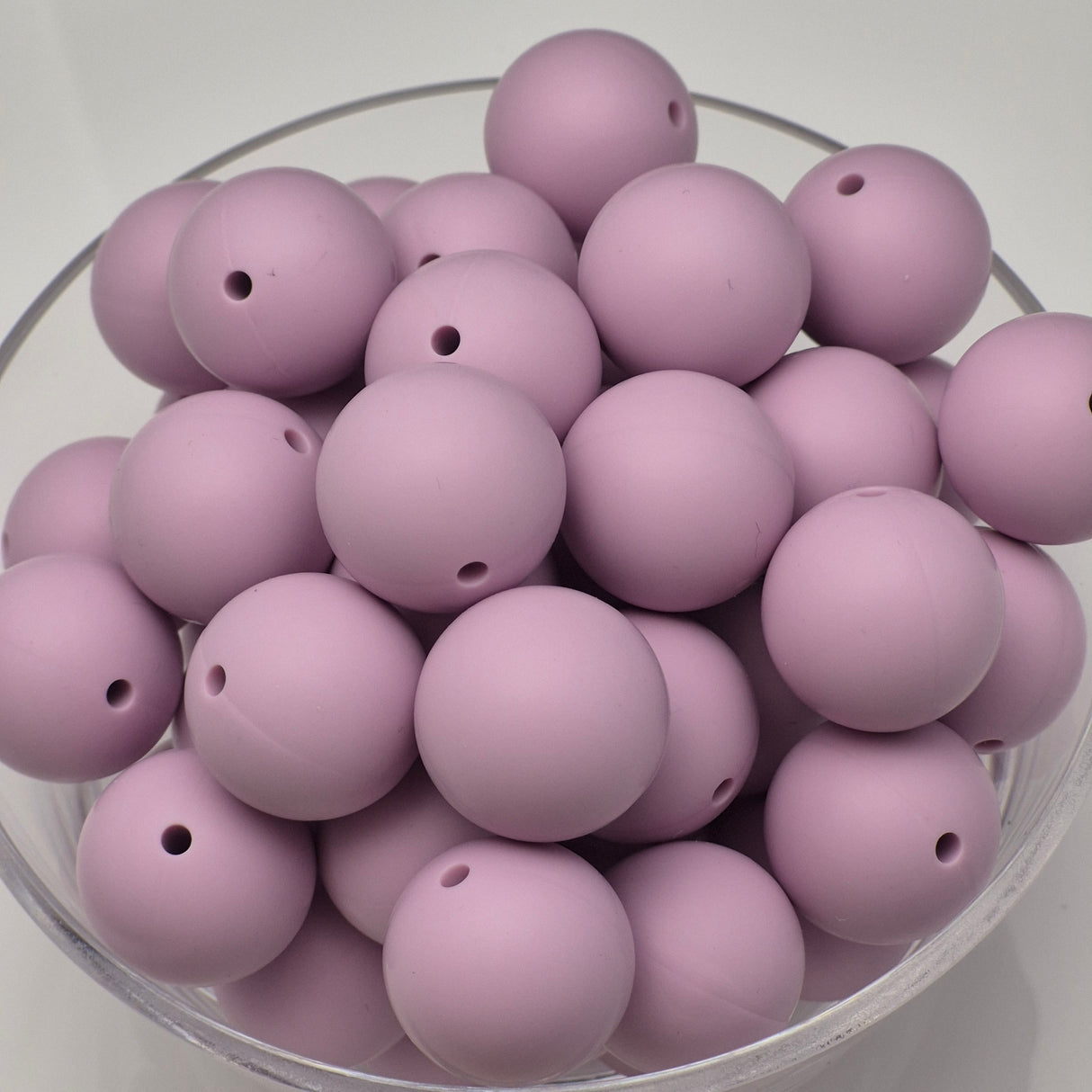 Wisteria 19mm Solid Silicone Bead