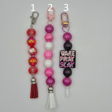 Straight Key Chains on String (flexible)