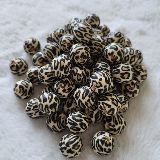 Jungle Glam 15mm Silicone Bead