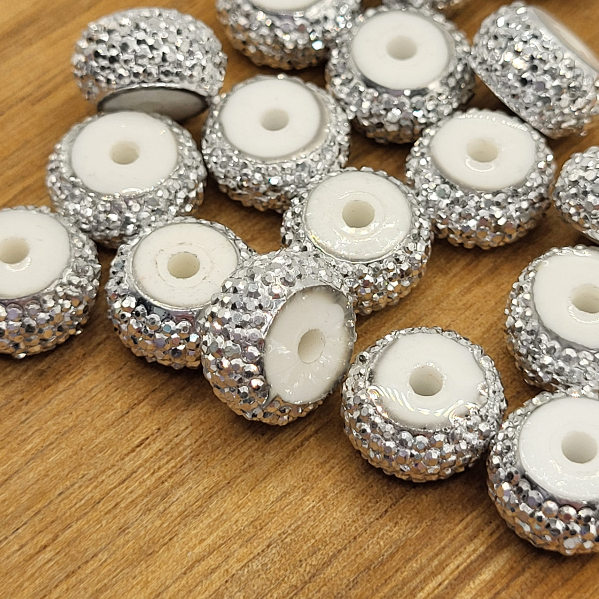 Silver Spacers with small hole