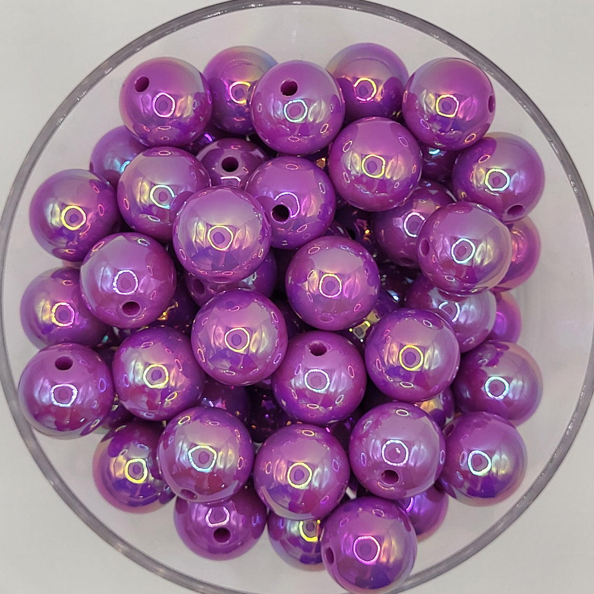 Sweet Caroline Opal 15mm Solid ACRYLIC Beads
