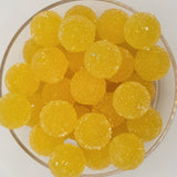 Citrus Sparkle Gumdrop 20mm Sugar ACRYLIC Beads