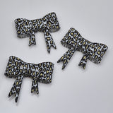 White Jungle Bow Bead