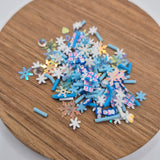 Penguins, Gifts, & Snowflakes Confetti/Faux Sprinkles (6grams)
