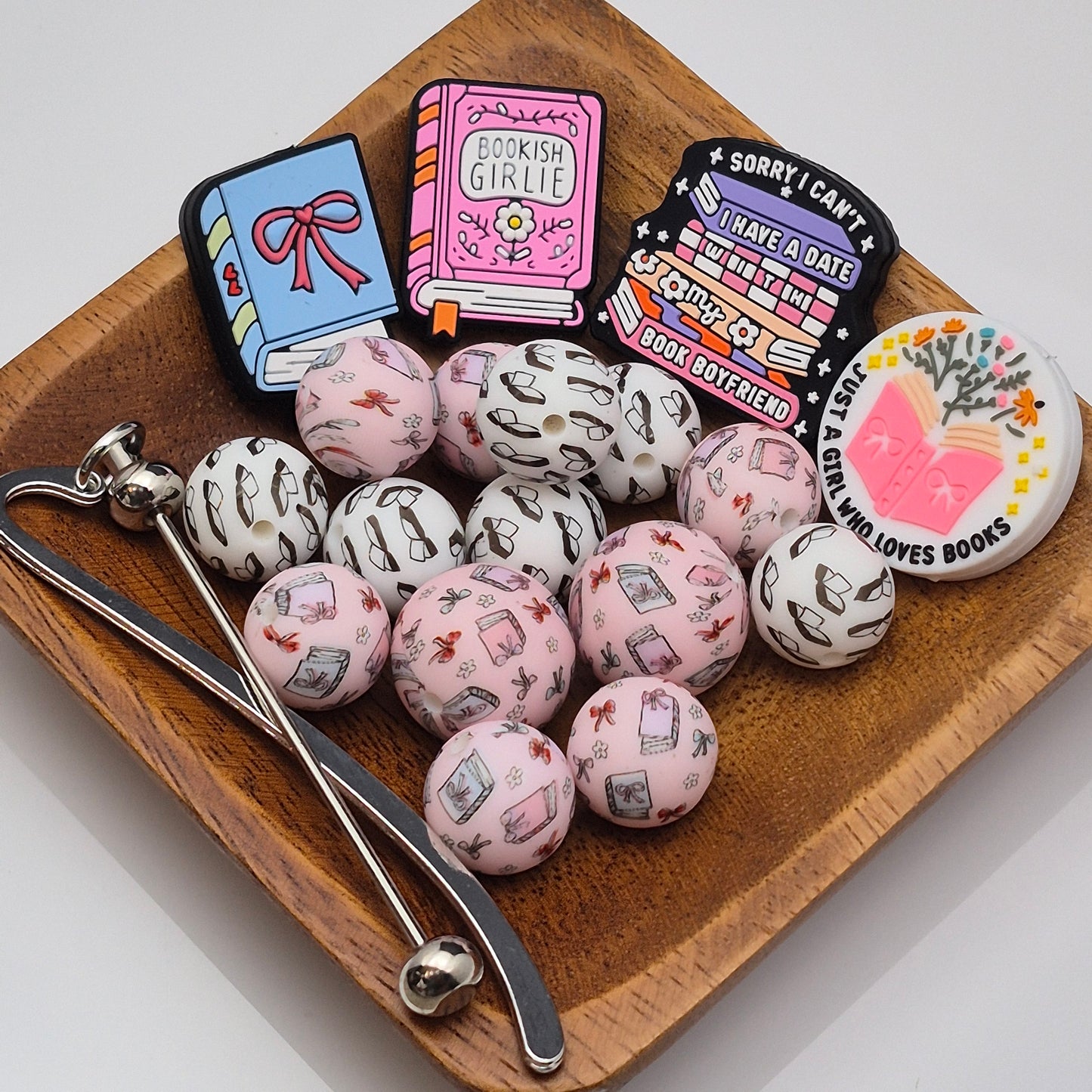 Book Lover Bead/Focal/Bookmark Bundle