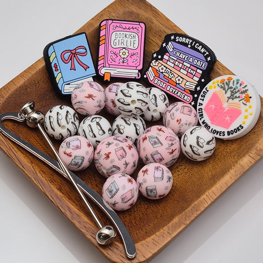 Book Lover Bead/Focal/Bookmark Bundle