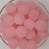 Pink Pixie Gumdrop 20mm Sugar ACRYLIC Beads