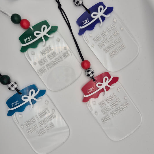 Anti-Sourdough Jar Ornament