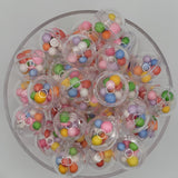 Confetti Ball - Acrylic Shaker 3d Focal 20mm