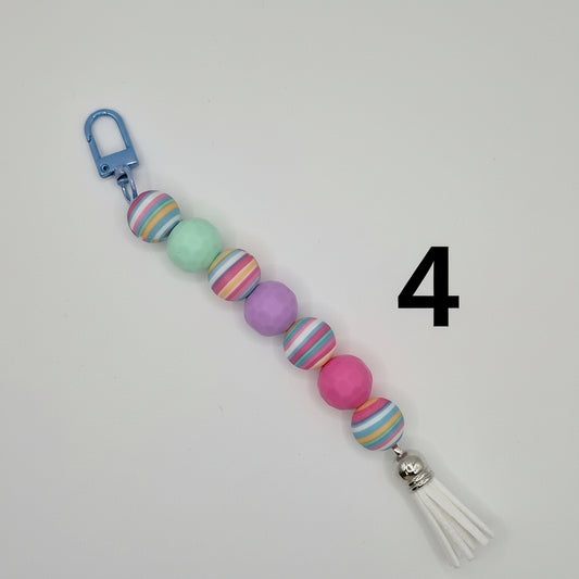 Straight Key Chains on String (flexible)