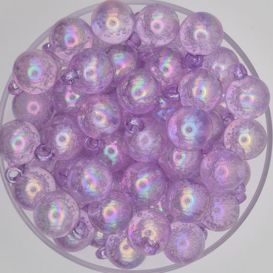 Plum Pop Fizz Acrylic Bauble Beads