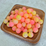Pink Lemonade Radiance 12mm Glow Silicone Beads