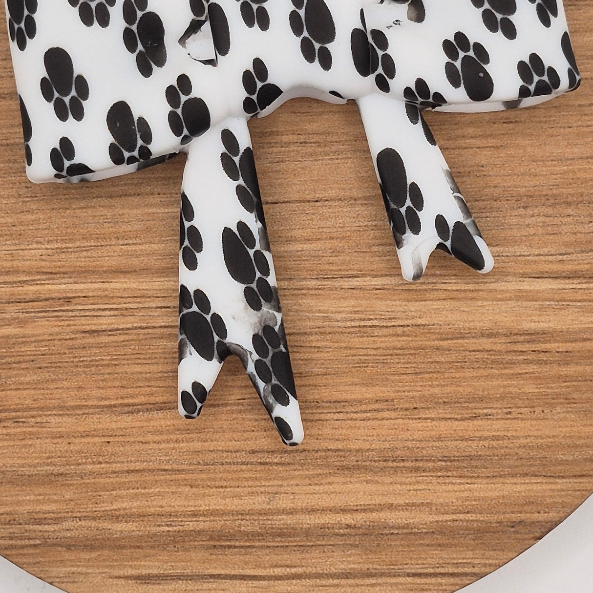 Paw Print SECOND QUALITY Bow Bead