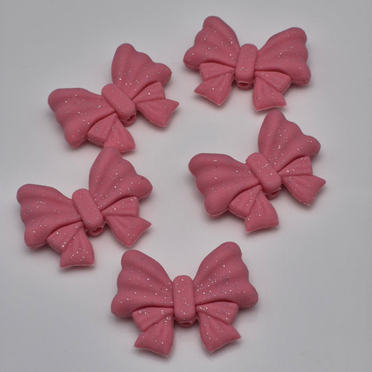 Pink Bow -  3d Focal