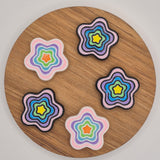 Layered Star Acrylic Bead