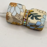 Gold Square Spacer with rhinestones