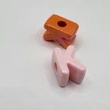 Alphabet Letters Opal Acrylic Beads - Random Colors!