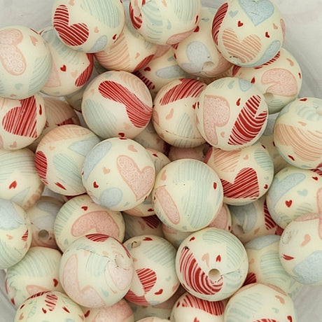 Cupid's Canvas 15mm Silicone Bead