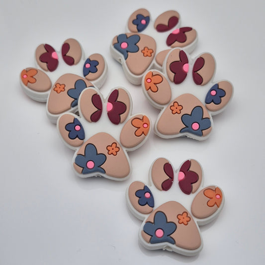 Flower Paw Print - Focal