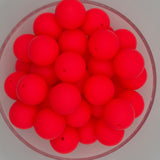 Flamin' Flamingo 19mm Solid Silicone Bead