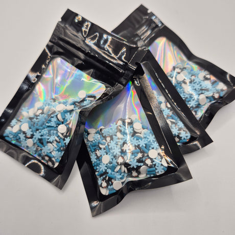 Penguins & Snowflakes Confetti/Faux Sprinkles (6grams)
