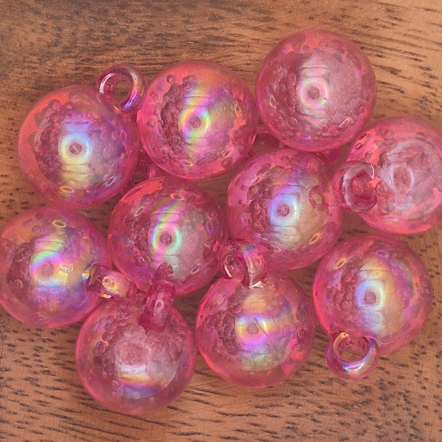 Pink Lemonade Fizz Acrylic Bauble Beads