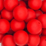 Smokey Paprika 19mm Solid Silicone Bead