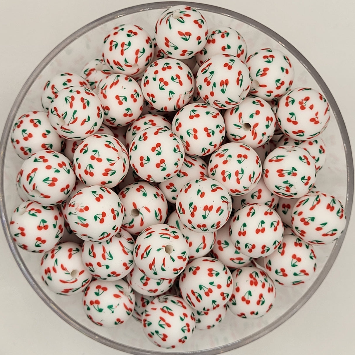 Banks' Cherry Pop 15mm Silicone Bead