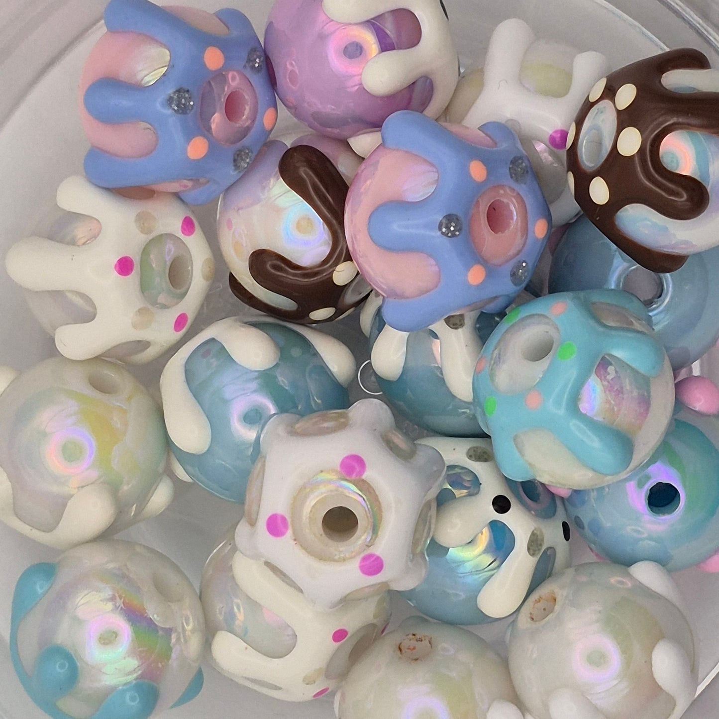 Candy Frosting 15mm ACRYLIC Bead
