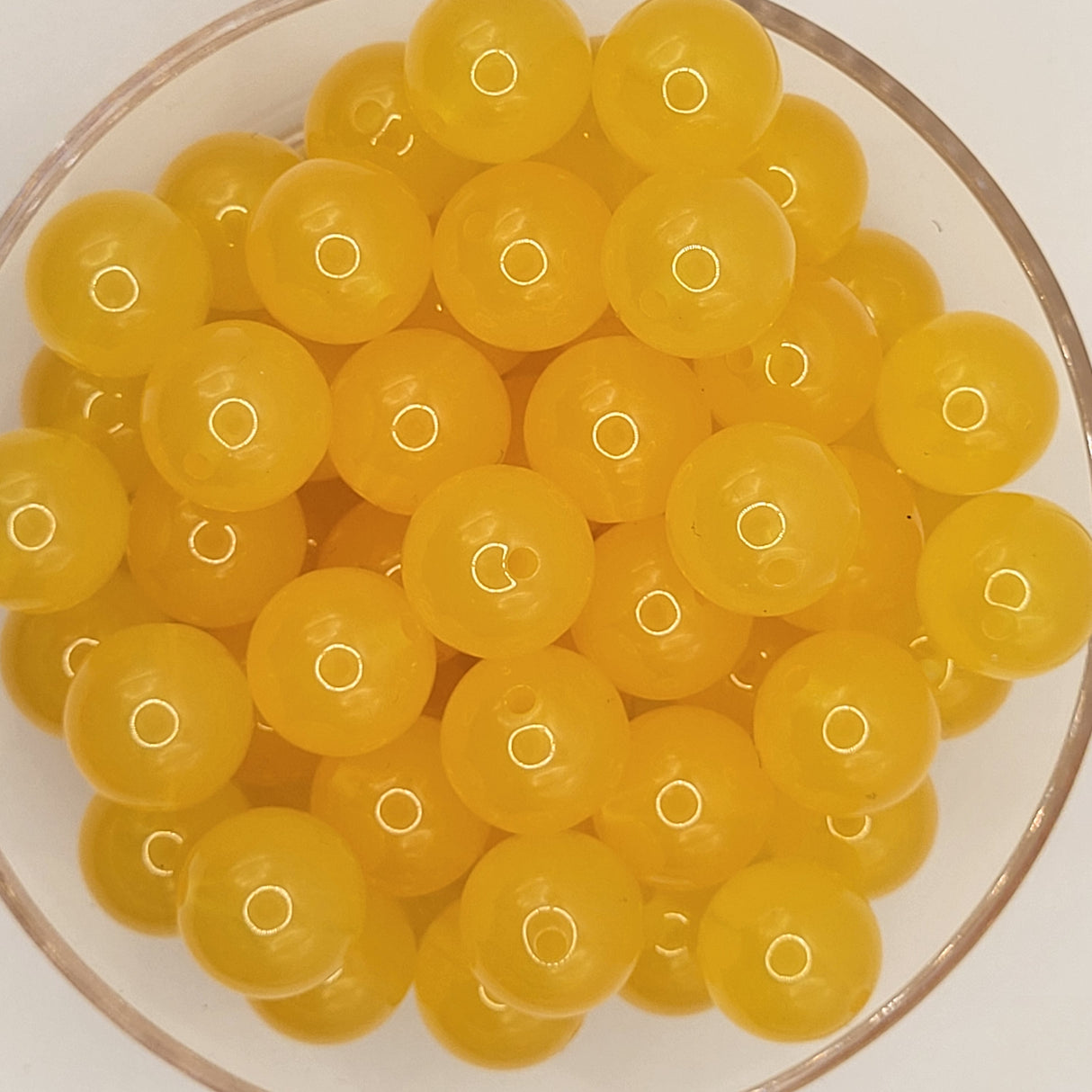 Pineapple Marmalade 16mm Solid ACRYLIC Beads