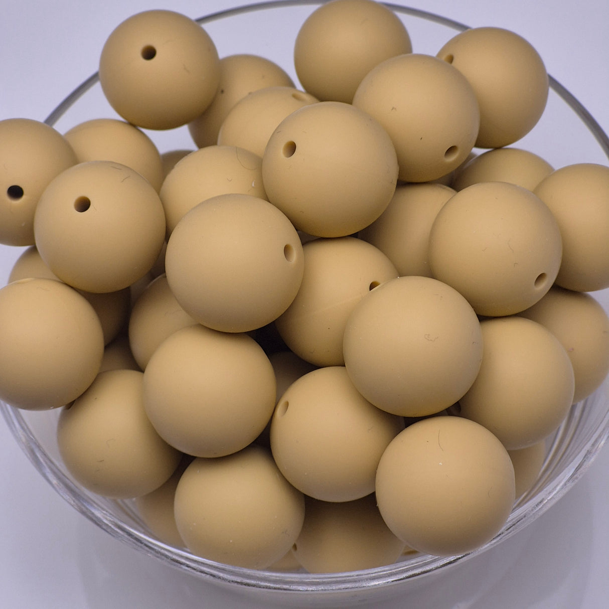 Hummus 19mm Solid Silicone Bead