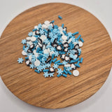 Penguins & Snowflakes Confetti/Faux Sprinkles (6grams)