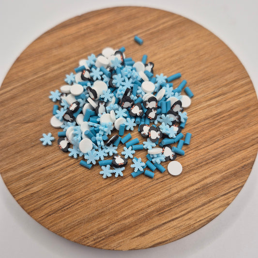 Penquins & Snowflakes Confetti/Faux Sprinkles (6grams)