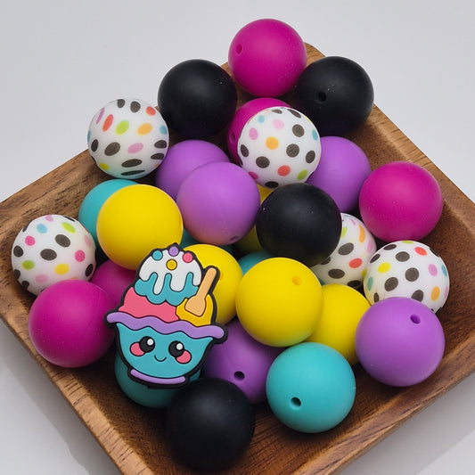 Ice Cream Bowl/Dot Dot Dot 19mm Bundle