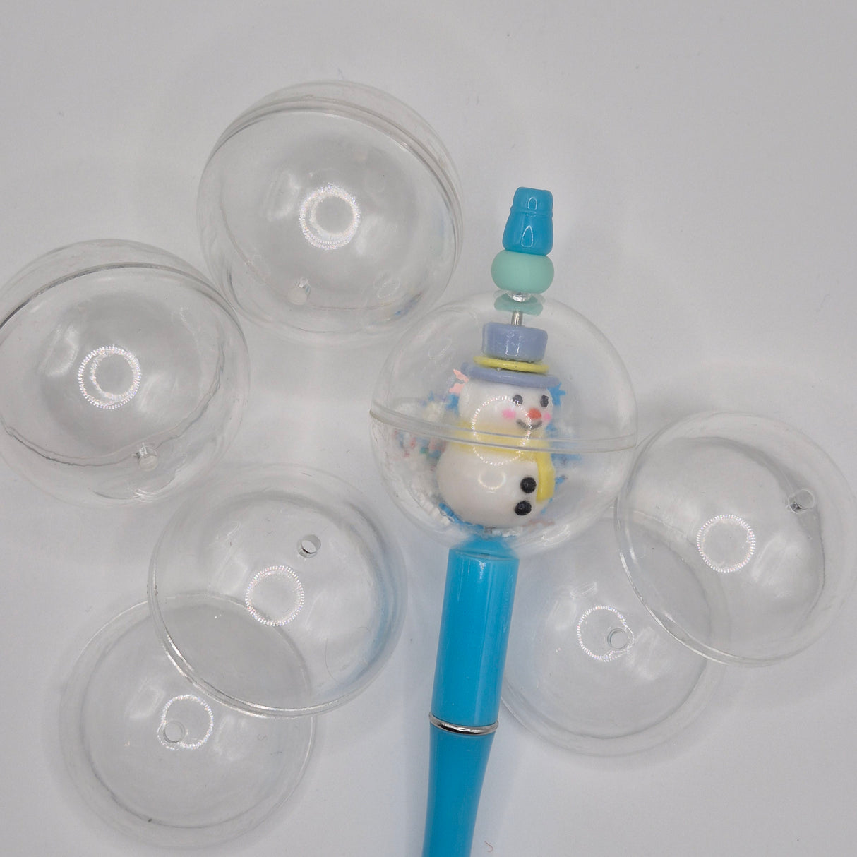 Dry Snow Globe Case for Beadable Pens