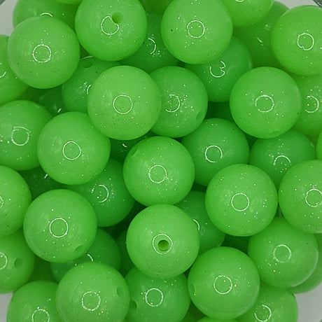 Green Apple Preserves 15mm Silicone Bead