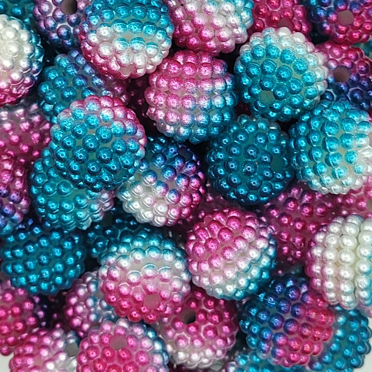 Under the Sea Bubbles 14mm ACRYLIC Beads