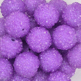 Lavender Rock Candy 20mm Sugar ACRYLIC Beads