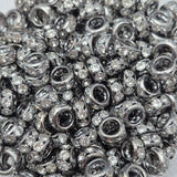 Gun Metal Black Wide Hole Metal Spacers 10mm