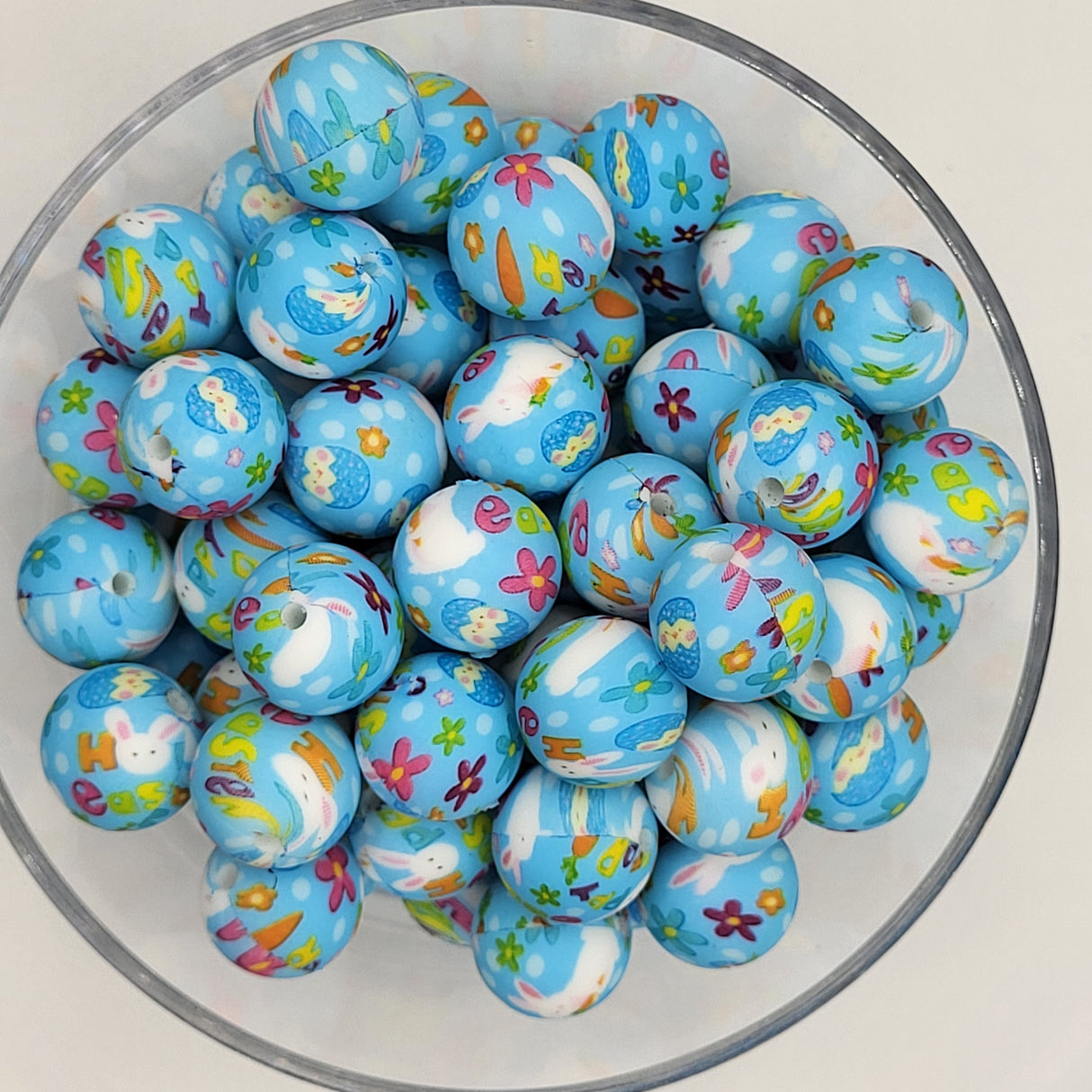 Hoppy Tails 15mm Silicone Bead