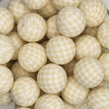 Check Me Out Milk 19mm Print Silicone Bead