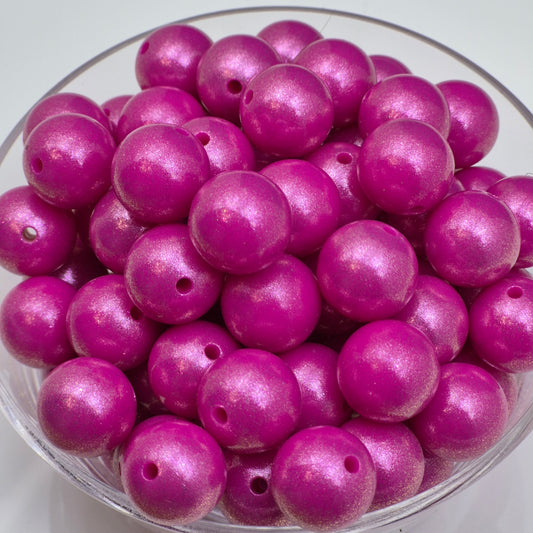Clamshell Glitz Chameleon 15mm Silicone Beads