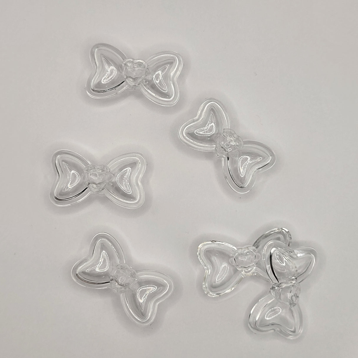 Clear Bow Snow Globe Case for Beadable Pen/Bar Items