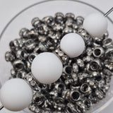 Gun Metal Black Wide Hole Metal Spacers 10mm