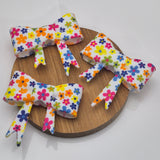Bright Flowers Bow Bead